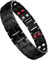 Jeracol Magnetarmband Herren, Titanstahl Magnet Armband Heilung Herren mit Ultra-Stärke von 3500 Gauss-Magneten, verstellbares Armband mit Entfernungswerkzeug und Schmuck-Geschenkbox