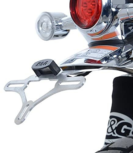 Halterung Kennzeichen R&G RACING Silber Honda Monkey