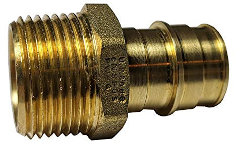 XFTTING Adapter 1,27 cm Propex X 1,27 cm männlich NPT PEX EXPANSION F1960 Schlauchverbinder für Uponor (WiRSBO) SIOUX CHIEF