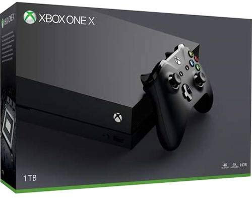Microsoft Xbox One X 1TB Console, Black, 18.5 x 12 x 5 (Refurbished) (Renewed)
