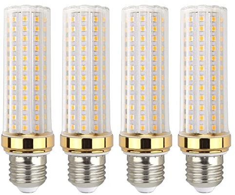 Akynite LED Maiskolben E27 20W Neutralweiß 4000K 2200LM, 88 LEDs, Ersetzt E27 150W Halogenlampe, AC 230V, Leuchtmittel E27 LED Neutralweiß Stablampe, Nicht Dimmbar, 4er-Set