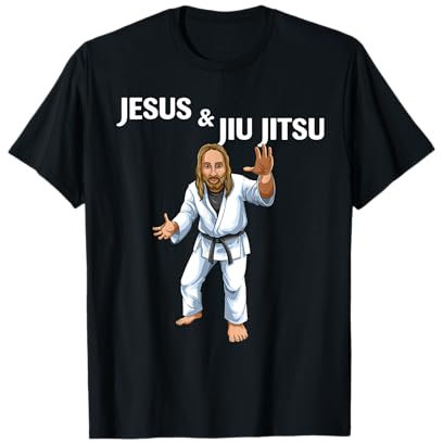 Regalo Brazilian Jiu Jitsu - BJJ e Grappling Gesù Maglietta