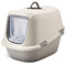PETGARD Toilettes pour Chat Recyclage bac à litière pour Chat Toilette à Capuche Leo Happy Planet 64 x 46 x 45 cm