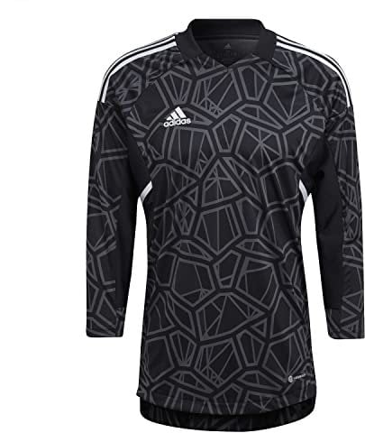 Adidas Herren Condivo 22 PRIMEBLUE Langarm-Torhüter-Pullover, Schwarz, XL