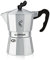 Le Offitek Caffettiera AMIKA 1 TZ, Alluminio, Design italiano, Alta qualità, Valvola Anticalcare, Piastrina Filtro Microforata Laser