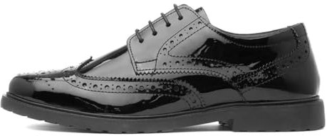 Hush Puppies Damen Verity Brogue Oxford, Schwarz, 40 EU