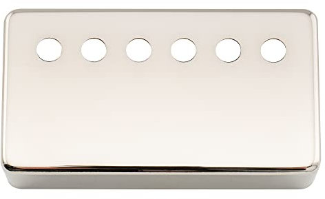 Musiclily Pro 49,2mm Neusilber Legierung Gitarre Humbucker Abdeckung Humbucker Pickup Cover für American E-Gitarre, Nickel