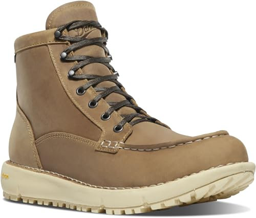 Danner Logger 917 Arbeitsstiefel für Herren, wasserdicht, Moc Toe, Bone Brown, 43.5 EU