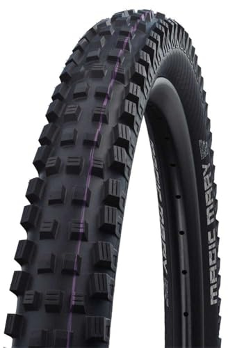 Schwalbe Magic Mary - Addix Ultra Soft Evolution Line Faltreifen Fahrradreifen, Black, 29 x 2.60 | Starker Grip, kontrolliertes Fahrgefühl, robustes Profil, sicher auf wechselndem Untergrund