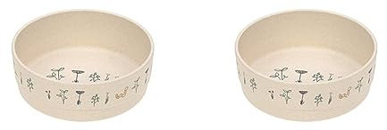 LÄSSIG Kinder Schüssel Schälchen Kindergeschirr ohne Melamin, BPA-frei, für Spülmaschine und Mikrowelle/Bowl Garden Explorer (Packung mit 2)