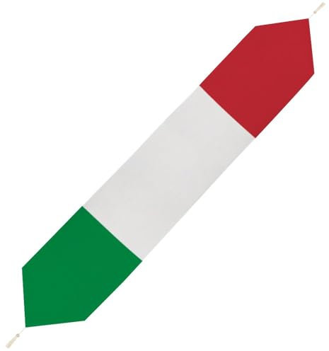Party, Geburtstag, Hochzeit, Tischdekoration, waschbar, Tischläufer mit Italienischer Flagge