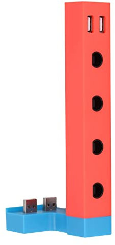 ZLXHDL Adattatore Per Controller di Gioco, Adattatore Per Controller Cablato con 2 Porte USB, Materiale ABS Leggero, Plug And Play, Adattatore Per Controller Portatile Compatibile con Switch