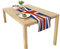 ARIOU Tischläufer mit britischer Flagge, rechteckige Dekoration, britische Flagge, Tischdecke, Union Jack-Tischdecke, Digitaldruck, Heimdekoration, wiederverwendbarer Leinenstoff für Esszimmer, Küche,