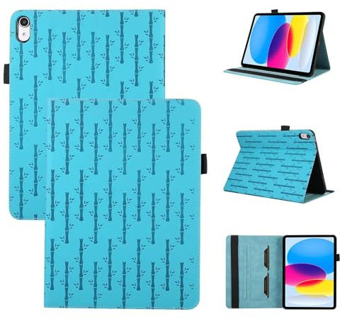 FMPCUON Funda para Lenovo Tab P11/Pad Plus/P11 Plus 2021 Tablet Delgada PU Cuero Carcasa Protectora con Función de Soporte Compatible con Cover Dentro de Silicón, Azul