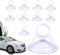 Ventosa per vetro automobilistico | Ventose per parasole per parabrezza auto,Ganci a ventosa a coda di rondine con anello di trazione automobilistico riutilizzabile per del bagno del