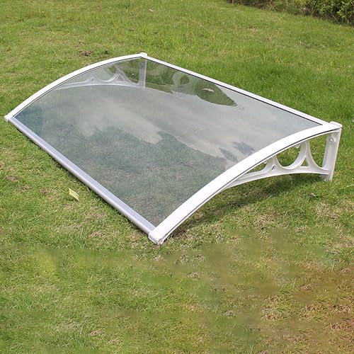 NAKEAH Porta di Pioggia Porta a baldacchino Tende da Sole Dritta Dritta Porta di Porta d'ingresso per Protezione del Coperchio del Tetto da Patio per Veranda per Finestra Esterna,80×120cm