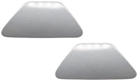 LFDTO 2Pcs Auto Scheinwerfer Waschanlage Düse Abdeckung Sprayer Kappe Fit for BMW 5 F10 Limousine F11 Fit for Wagon 520 523 525 528 530 535 550 2010 2011 2012 2013(Space Grey LH RH)