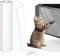 Anti-Scratch Cat Scratching Deterrent Tape -12 x 9.8FT Furniture Protectors from Cats Transparent Self-Adhesive with 30 Pins for Couch,Carpet,Doors