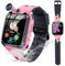 Olivfant Smartwatch per Bambini con Chiamata, SOS, Calcolatrice, Giochi, Sveglia, Fotocamera, IP67 impermeabile, Modalità Silenziosa Regalo Adatto per Ragazze e Ragazzi Rosa