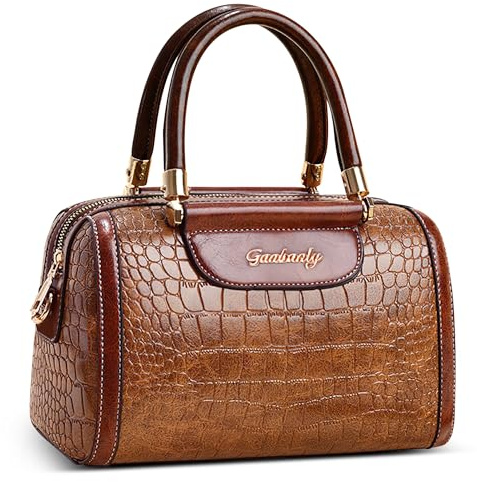 DORRISO Elegante Einfach Damen Handtaschen Henkeltaschen Stilvoll Damen Umhängetasche Anti-Dieb Sicher Leicht Reisen Urlaub Einkaufen Party Büro Wasserdicht PU Leder Gelb