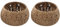 Jrifedptry Tazón de concha de coco para velas, portavelas hecho a mano, para velas de té, pilar pequeño, cuenco de almacenamiento