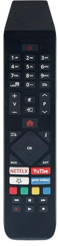 VINABTY RC43140P RC43140 Reemplazar el Control Remoto Apto para Hitachi TV 49HE4000 49HK6000 49HK6500 49HL7000 49HL8000 55HK6000 55HK6500 55HL7000 55HL8000 55HL8000K 55HL9000G 65HL7000 65HL8000