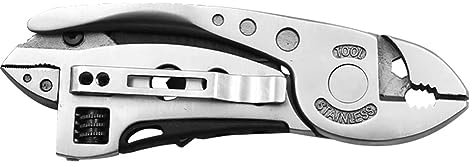 Agwuoetr Alicates de Llave Multifuncionales PortáTiles, Alicates de Herramientas Multiusos, CombinacióN de Herramientas de Llave PequeñA Plegable