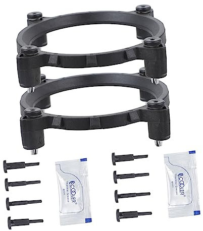 BRIGHTFUFU 2Pcs Socket Retention Bracket for CPU Heatsink Fan Compatible with Lga Durable Material Easy Installation for Motherboard Cooling