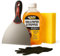 Wallpaper Stripper Solution Removal Kit – Concentrated 500ml Fast-Acting Glue Remover for Vinyl, Painted & Textured Walls – Includes Wide Scraper, Sponge & Gloves