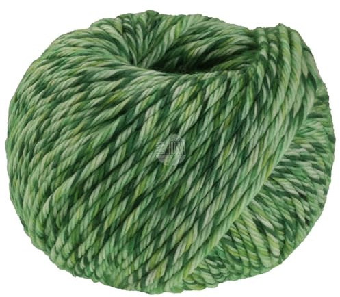 LANA GROSSA Vintage Chunky | Merinoklassiker mit Ton in Ton Farbeffekt | Handstrickgarn aus 100% Schurwolle (Merino) | 50g Wolle zum Stricken & Häkeln | 80m Garn FB 19
