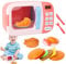 Microondas De Juguete - Cocina de Juguete con Luz y Sonido | Microondas Simulado Interactivo con Temporizador para Juego de Roles de Bebés Niños Niñas