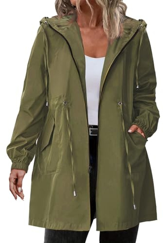 Cocila Giacca Antipioggia Da Donna Taglie Forti Lunga Leggera Con Cappuccio E Cappotto Invernale Elegante Giubbotto Invernale Parka Cappotti Invernali Eleganti Montone Ecopelle