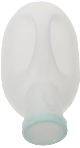 DECORNIJIA Großes 2000ml Kunststoff Urinal für Männer Praktischer Weißer Urinbecher mit Deckel für Krankenhaus und Zuhause Seniorengerecht und Tropfsicher