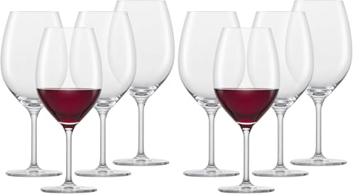 Schott Zwiesel Bordeaux Rotweinglas For You (4er-Set), zeitlose Bordeauxgläser für Rotwein, spülmaschinenfeste Tritan-Kristallgläser, Made in Germany (Art.-Nr. 121869) (Packung mit 2)