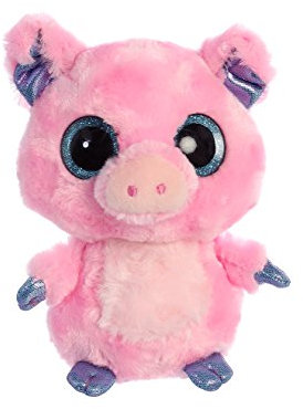 Aurora World Yoo Hoo & Friends Pudgee Pig Plush