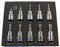 US PRO 10pc 3/8dr TorxStar Bit Socket Set 48mm (L) T10 to T55 2066