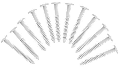 12 Stück Vinyl Shutter Verschluss Spike Loks für die Installation Deko Außen Vinyl Rollladen Paintable