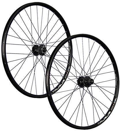 27,5 Zoll Fahrrad Laufradsatz Taurus Disc 6 Loch Shimano Cues QB400 schwarz