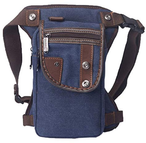 Outdoor-Sporttasche für Damen und Herren, Mehrzweck für Reisen, Camping, Reiten, Radfahren, Angeln, Jagen, Wandern, Tiefblau, Einheitsgröße, Tiefblau, Taille Unique