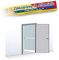 ZANZARIERA PER PORTA UNICO BATTENTE TELAIO IN ALLUMINIO 100X240 cm BRONZO