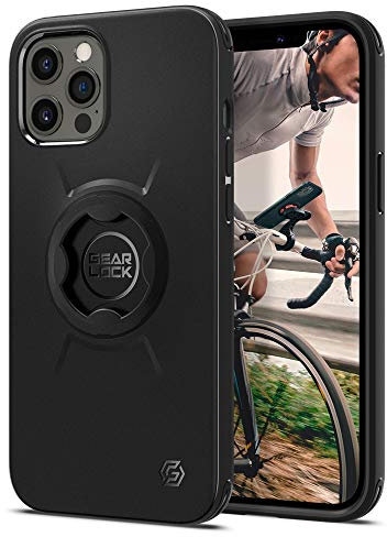 Spigen Gearlock Fahrradhalterung für iPhone 17 cm (6,7 Zoll) (2020), Schwarz
