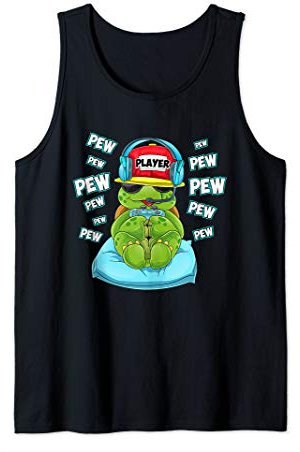Gaming Schildkröte Player Controller Gamerin Turtle Gamer Tank Top
