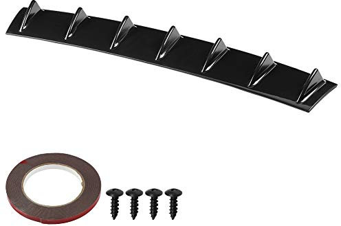Auto Heckstoßstange Spoiler,Heckspoiler Shark Fin Diffusor Universal Spoiler Auto Heckstoßstange Chassis Shark Fin Spoiler Wing Lip Diffusor (L)