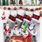 Beyond Your Thoughts Nikolausstrumpf Weihnachtsstrumpf zum Befüllen & Aufhängen, Nikolaussocke Weihnachtsdekoration für Kamin, Weihnachtsbaum, Wand, Treppe,Grau, 4er Set