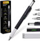 UMEINAC Multitool Pen, 7 in 1 Multitool Tech Tool Pen for Men, Construction Tools Gadget Stocking Stuffers Gifts for Dad Husband Father - Black