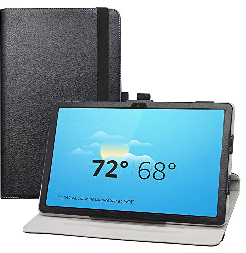LIFANG Compatibile con Lenovo Tab M10 Plus 3rd Gen Cover,Slim girevole Smart 360 gradi di rotazione Case Cover Custodia Protettiva per 10.61 Lenovo Tab M10 Plus 3rd Gen Tablet (TB125FU),Nero