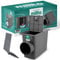 Millto™ Regensinkkasten mit Sieb 110mm Regenwasserablauf Dachrinnenablauf Hofablauf Entwässerung Abflusstrichter Gully Siphon Gechteckiger Kontrollschacht Rückstauverschluß Geruchsklappe