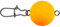 Balzer Pilotpose mit Dreifachwirbel orange 10mm