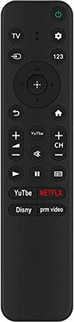 VINABTY RMF-TX800U RMF-TX900U Reemplazar el Control Remoto Apto para Sony 4K 8K HD TV KD-50X72K KD-55X81K KD-65X8 KD-43X72K