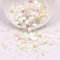 Pailletten Basteln,2000 Pailletten Bunt zum,4mm schillernden Pailletten,12 Farben Lose Craft Pailletten,DIY Kunsthandwerk Herstellung Nähen Aufkleben Auffädeln Glänzende Dekorative Hochzeit,10g,Weiss